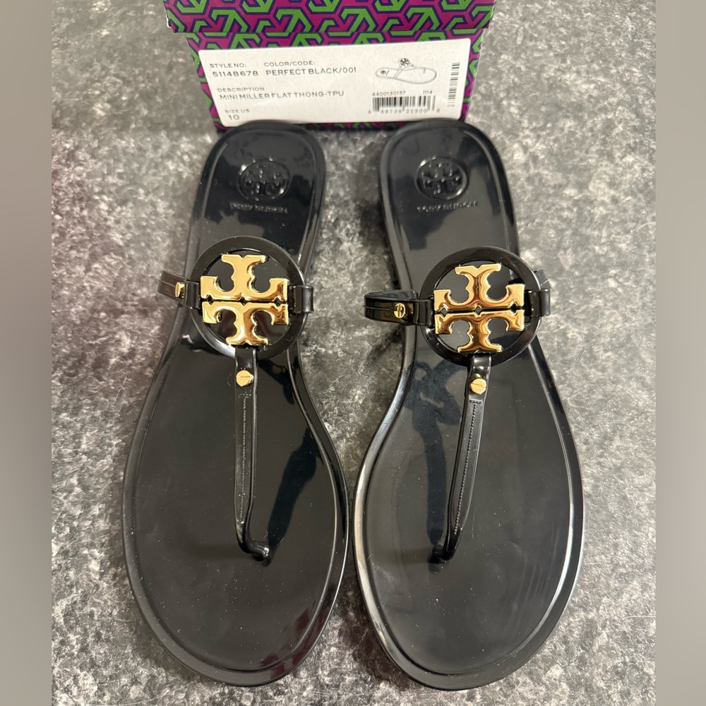 Tory Burch Mini Miller Flat Thong Sandal